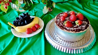 🍓🍌nepeceny cheesecake s ovocim  jahodovo bananova torta  bananovy cheesecake  cheesecake recept [upl. by Xela128]