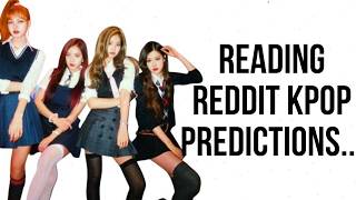 Reading Reddit KPOP Predictions [upl. by Griffin]