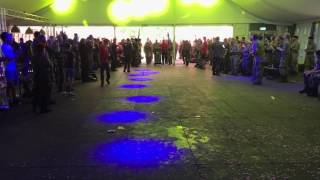 March Team Danish Veterans entering the beer tent at Camp Heumensoord in Nijmegen 2017 [upl. by Margot]