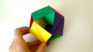 Origami Octahedron by Toshikazu Kawasaki [upl. by Sallyanne]