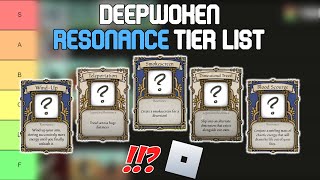 Deepwoken Bell Tier List  Roblox Tier Lists [upl. by Urd]