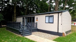 Our Holiday Accommodation at Woolverstone Marina Holiday Lodge Park Ipswich Suffolk [upl. by Esylle]