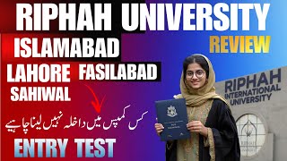 Riphah international University Islamabad Review  RIU Lahore  All Campuses  Admission Guidance [upl. by Waechter]