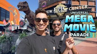 Universal Orlando’s New MEGA MOVIE Parade  MEGA VLOG First Time At DreamWorks Land amp Epic Universe [upl. by Sillihp366]