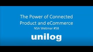 Webinar 58  The Power of Connected Product Content and eCommerce [upl. by Ydner]