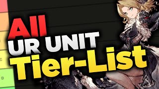 WoTV ALL UR Unit Tier List 2024 The List is LOOONNNGGG FFBE War of the Visions [upl. by Cressi]