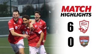 MATCH HIGHLIGHTS  Jersey Bulls 6 Knaphill 0 [upl. by Alilad]