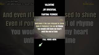 Jim Brickman Martina McBride  Valentine Karaoke Version karaokemusic karaoke love [upl. by Ariane]