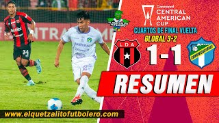 CREMAS ELIMINADOS Alajuelense 13 Comunicaciones 12 Vuelta Cuartos de Final Copa Centroamericana [upl. by Burl]