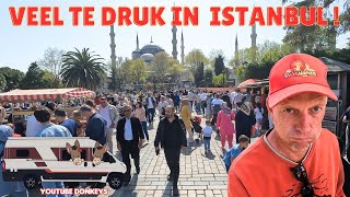 NIET ECHT SLIM VAN ONS  Veel te druk in ISTANBUL tijdens de feestdagen [upl. by Auqinihs]