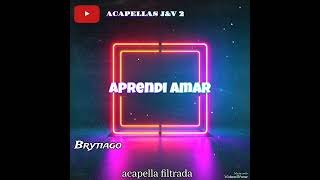 Brytiago Aprendi Amar  ACAPELLAS JampV 2 [upl. by Anelrihs]