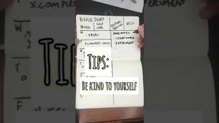 1Minute Bullet Journal Tip shorts [upl. by Nrehtak]