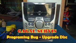 Memperbaiki JVC Compact Component System MX DK51 Rusak Upgrade Disc  GAGAL SERVIS [upl. by Shippee763]