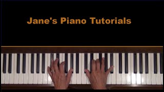 Dan Hill Sometimes When We Touch Piano Tutorial Slow [upl. by Esil]