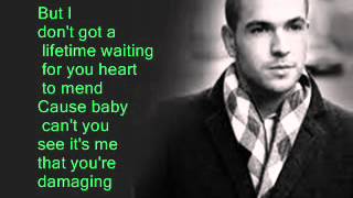 Shayne Ward Waiting In The Wings Lyrics On Screen [upl. by Ecienal852]