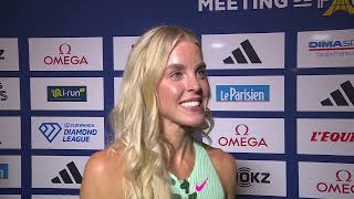 Keely Hodgkinson Flashes Unreal 800m World Lead In Paris [upl. by Sheeree]