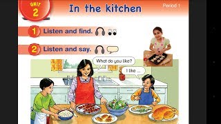 تعلم كتابة كلمات الوحدة الثانية  In the kitchen  الصف الثاني [upl. by Charlet]