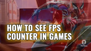 How to see FPS Counter in Games 2024 New Method [upl. by Fotinas422]