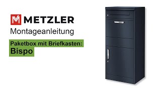 Metzler Paketbox Bispo amp Bispo 2 – Montageanleitung einfach erklärt [upl. by Novart]