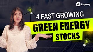 4 Fast Growing Green Energy Stocks  Renewable Energy Stocks [upl. by Inalaehak]