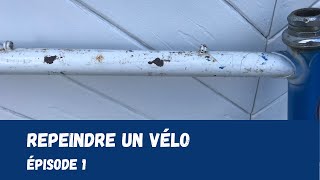 Repeindre un vélo  épisode 1 état du vélo et décapage [upl. by Sarazen]