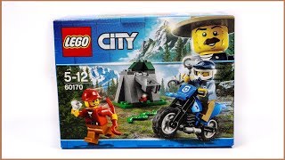 LEGO 60170 City Mountain Police OffRoad Chase Speed Build [upl. by Htebazileyram932]