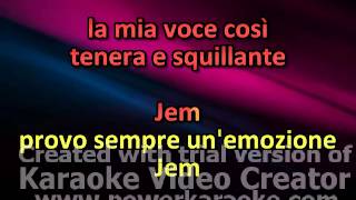 Jem  Cristina Davena KARAOKE [upl. by Ecitnerp]