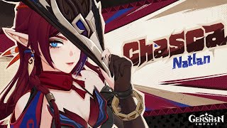 Genshin Impact  Character Demo  Chasca FeatherFletched Peace ChineseEnglish [upl. by Heyra385]