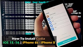 How To Install Cydia iOS 150 1651  iPhone 6s  iPhone X With Cydia Installer [upl. by Rochester]