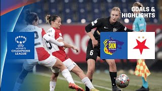 SPECTACULAR EQUALISER  St Pölten vs Slavia Praha Highlights UEFA Womens Champions League 2223 [upl. by Ocin]