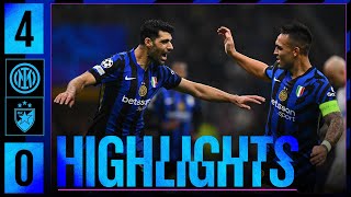 CALHANOGLU ARNAUTOVIC LAUTARO E MEHDI ⚽⚽⚽⚽  INTER 40 STELLA ROSSA  HIGHLIGHTS  UCL 2425 🖤💙 [upl. by Ahsinrev741]