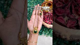 Enamel pendantwhatsap 9567318541 wwwsidhasstorecom keralajewellery bridaljewllery [upl. by Dunstan]