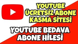 5 DAKİKADA 1000 YOUTUBE ABONE ARTTIRMA  YOUTUBE ABONE HİLESİ 2024 [upl. by December890]