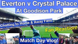 EVERTON V CRYSTAL PALACE  GOODISON PARK  MATCH VLOG [upl. by Hebrew451]