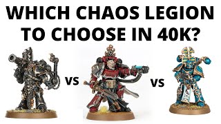 Which Chaos Space Marine Legion to Choose in Warhammer 40K Every Army Reviewed in 10th Edition [upl. by Neeham]