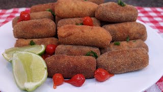 Croquete De Carne FACIL GANHE DINHEIRO [upl. by Nodnarbal963]