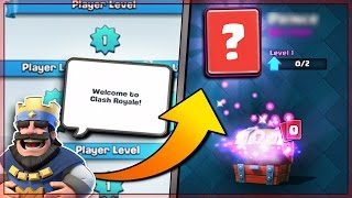 LEVEL 1 NOOB OPENS THE OLDEST CHESTS IN CLASH ROYALE amp BEST CARD UNLOCKED [upl. by Ahsatsan]