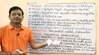 Microbiology 72  Sterilization Part11  Chemical Method 02 Alcohol  Hydrogen Peroxide [upl. by Ludwog]