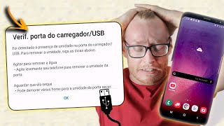 S8 Aviso de Umidade na Porta USB Resolvido com Sucesso [upl. by Nellek]