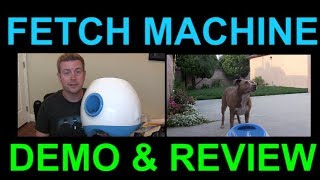 iFetch Automatic Dog Ball Machine for Fetch Launcher Review and Demo [upl. by Kirstin]