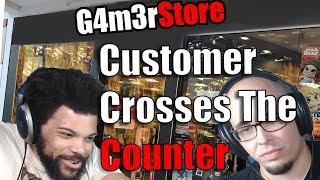 GAMESTOP HORROR STORY  RAGING CUSTOMER CROSSES THE COUNTER [upl. by Woermer]