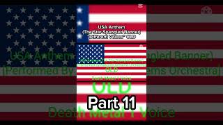 USA Anthem The StarSpangled Banner “Different Voices” OLD  Part 11 Shorts Clips Part11 [upl. by Franz]