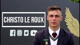 Ontmoet Hoërskool Strand se eerstespan rugbykaptein Christo le Roux arendtrots [upl. by Yleen8]