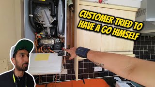 Customer Tried To Have A Go Himself  A Day In The Life Of A Gas Engineer 152 [upl. by Letsyrc437]