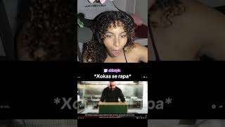 reacción al “pelo” de xokas twitch shheyla 🌸 twitch clips elxokas streamer [upl. by Brandise260]