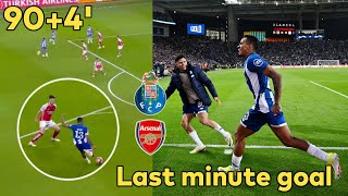 Galenos last minute goal for Porto vs Arsenal [upl. by Nivalc]