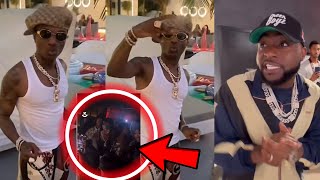 Jada P SEIZE Wizkid Phone as Wizkid Mock Davido New Song Wizkid Leak New Song in Listening Party [upl. by Reo]