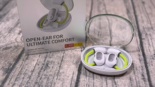 Baseus Eli Sport 1 Open Ear Headphones  These Blew Me Away [upl. by Nnyloj]