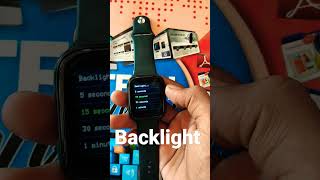 😱 How To Control Backlight In t500 Smart Watch  Backlight set t500 Smart Watch shorts smartwatch [upl. by Janifer]