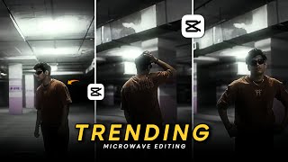 Instagram trending MICROWAVE reels editing  Capcut video tutorial  Trending reels editing [upl. by Ynej]